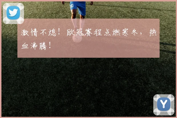 激情不熄！欧冠赛程点燃寒冬，热血沸腾！